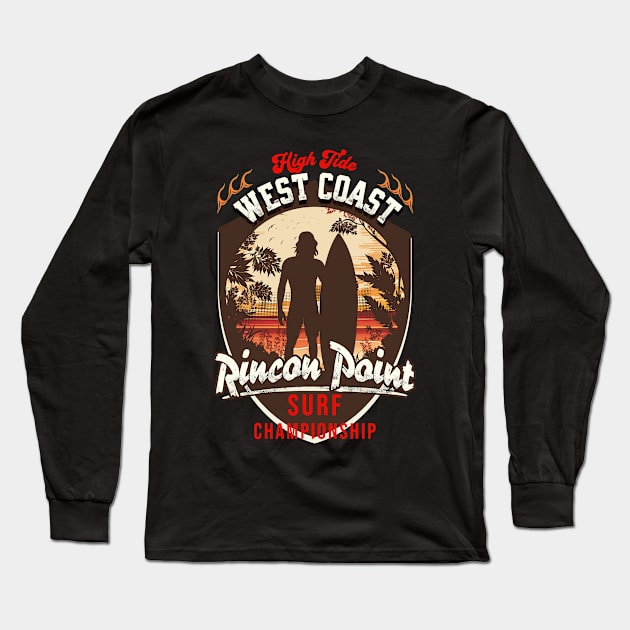 Rincon Point Long Sleeve T-Shirt by shipwrecked2020